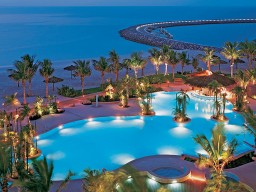 Pool area - Magnificent view to the beautiful landscaped pool area of the Jumeirah Beach Hotel.
